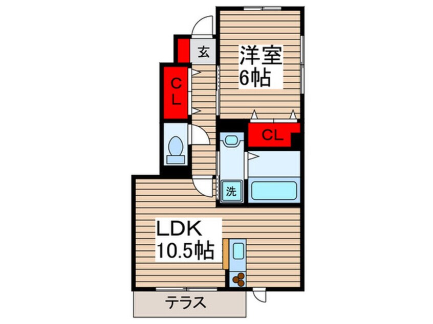 間取図 ラフィネ高砂