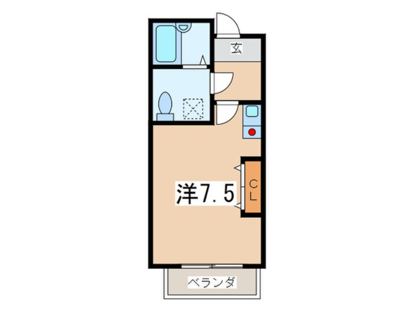 間取図 ロワ－ル湘南Ａ