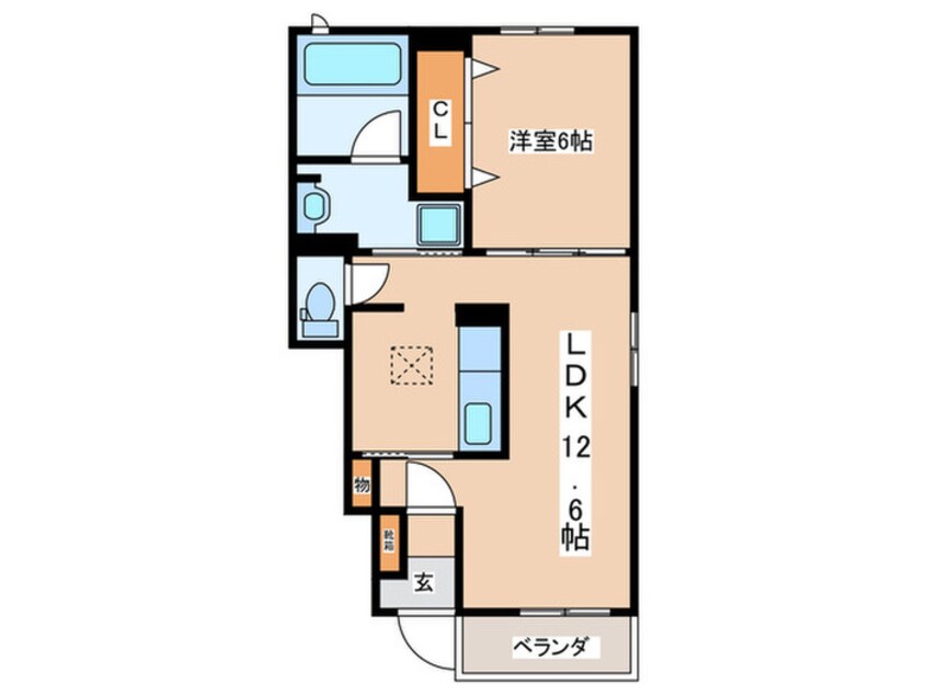 間取図 M．ジョリーフォンテーヌ