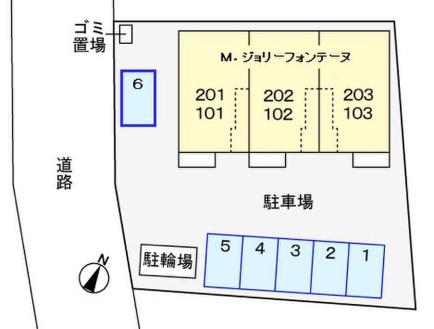 駐車場 M．ジョリーフォンテーヌ