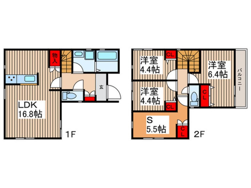 間取図 Kolet江戸川台＃０５