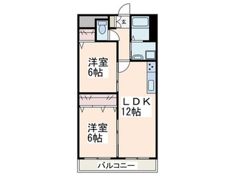 間取図 シャト－ドグリ－ンリ－ブ