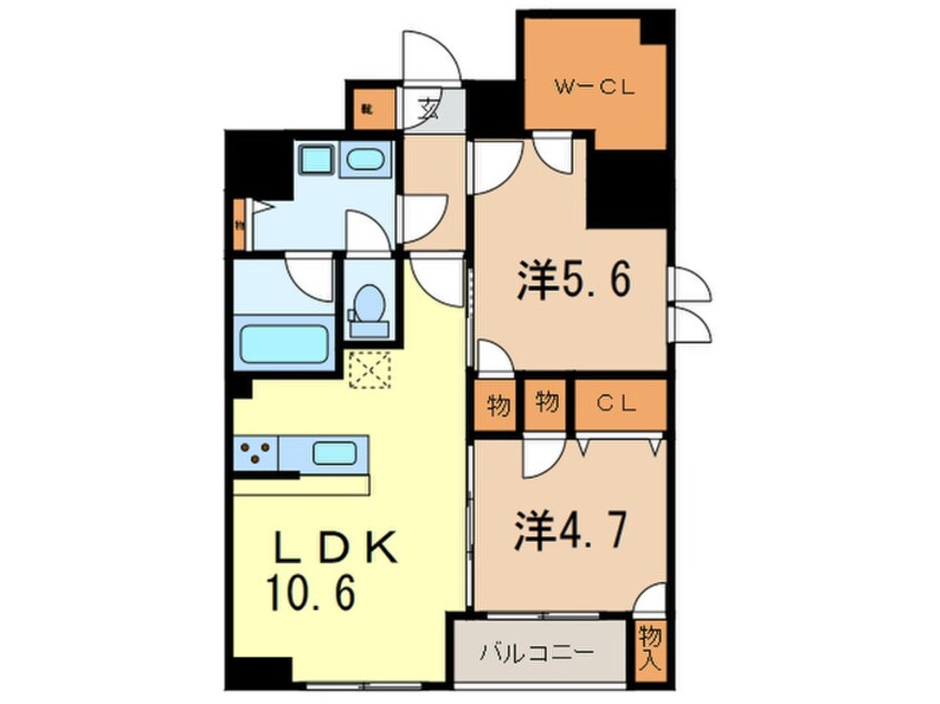 間取図 リヴシティ文京春日（９０１）