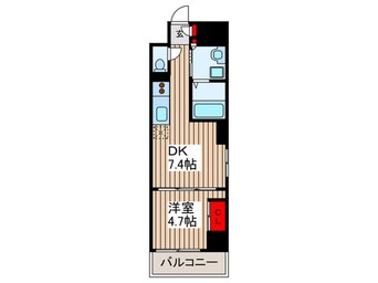 間取図 レジディア銀座東