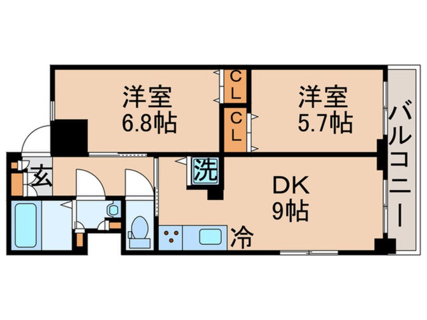 間取図 レジディア銀座東