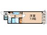 レジディア銀座東 1Kの間取り