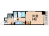 レジディア銀座東 1Kの間取り