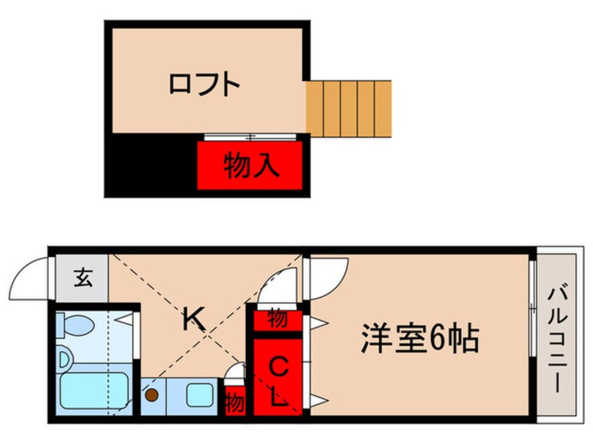 間取図 グリ－ンパレス