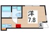 ブラントン梅島 1Rの間取り