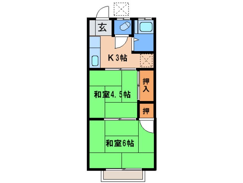 間取図 第２せいぶ荘