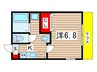 Classy蘇我 1Kの間取り