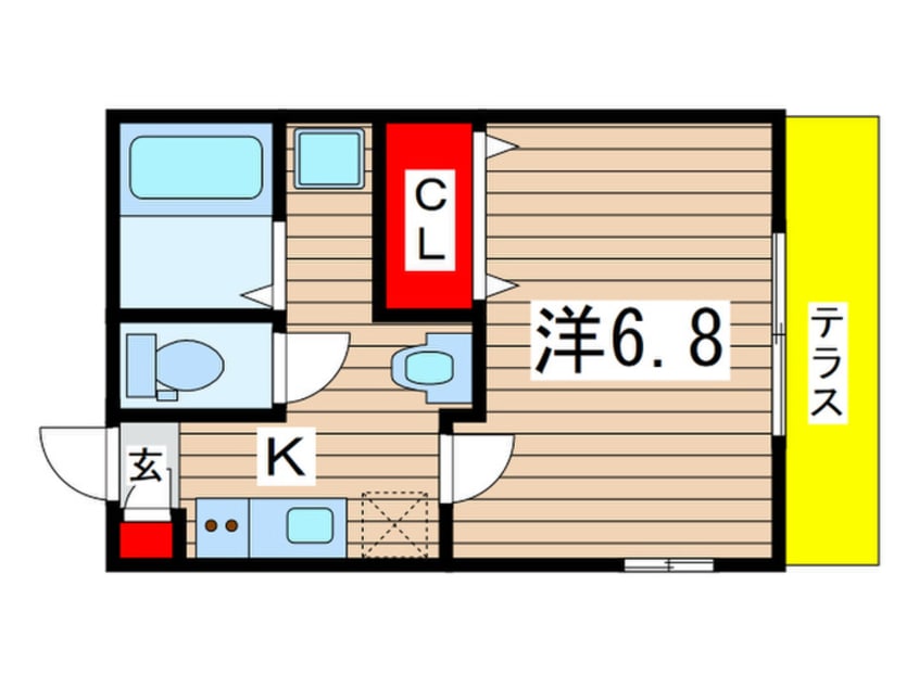 間取図 Classy蘇我