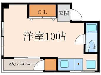 間取図 イソベコーポ