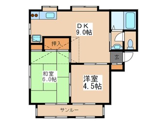 間取図 ＫＥハイツ