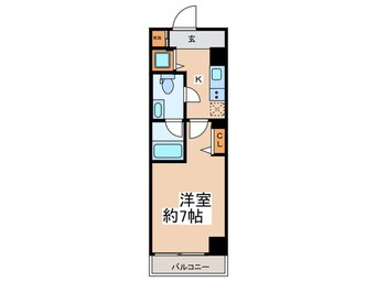 間取図 カスタリア蔵前