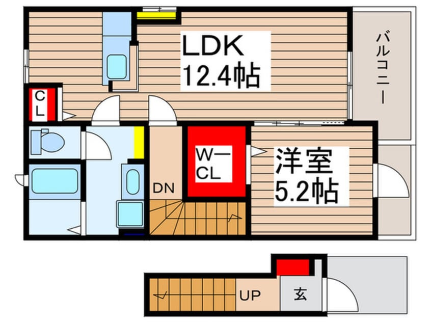 間取図 フラン・エスパースA