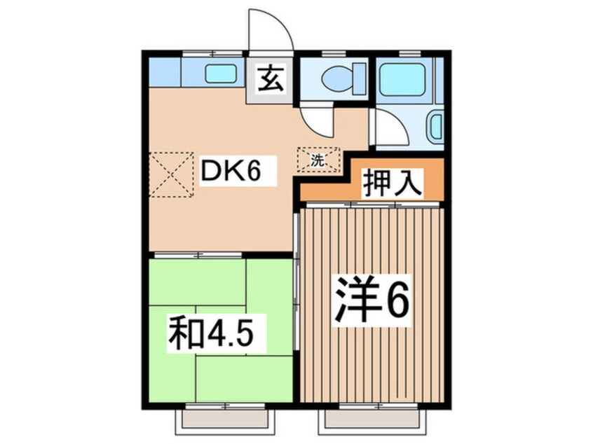 間取図 サンドリヨン