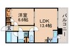 プラザタワ－勝どき 1LDKの間取り