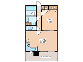 間取図 プラザタワ－勝どき