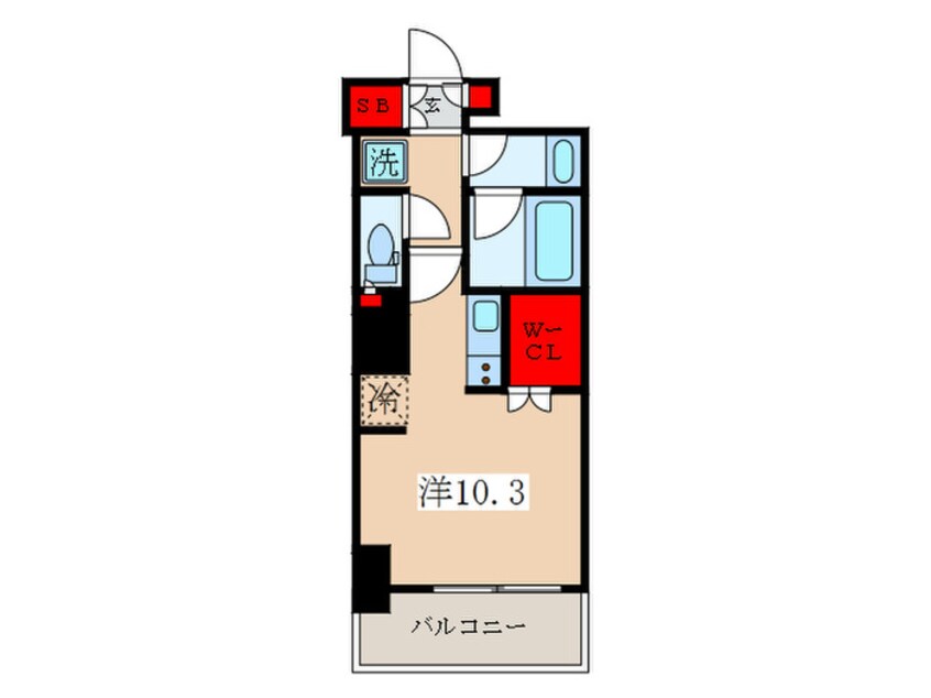 間取図 プライムメゾン板橋