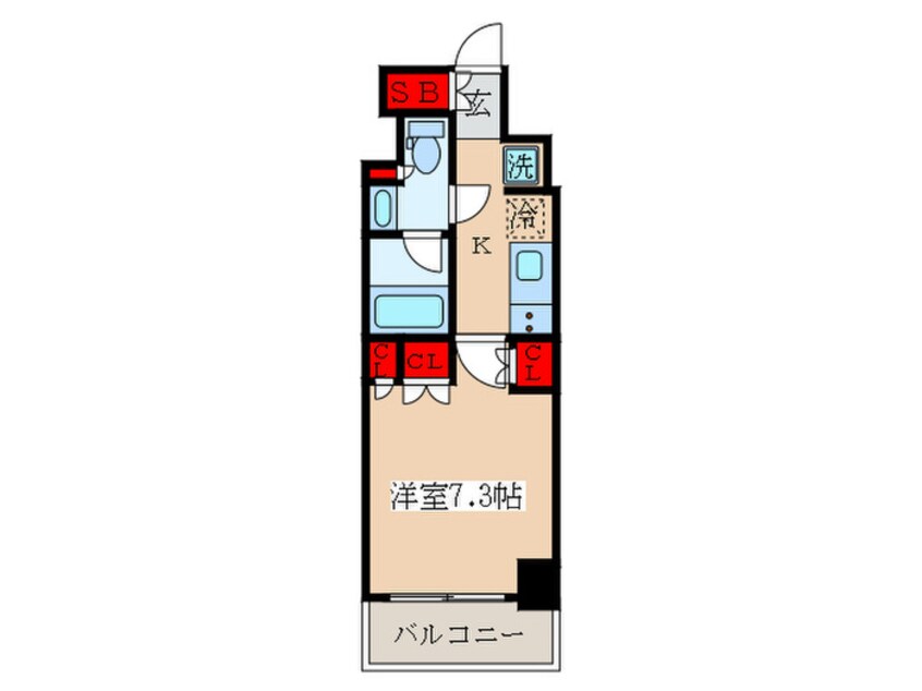 間取図 プライムメゾン板橋