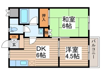 間取図 フロ－レンスナカムラ