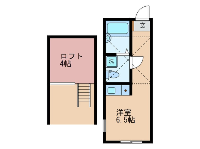 間取図 アルモ平安