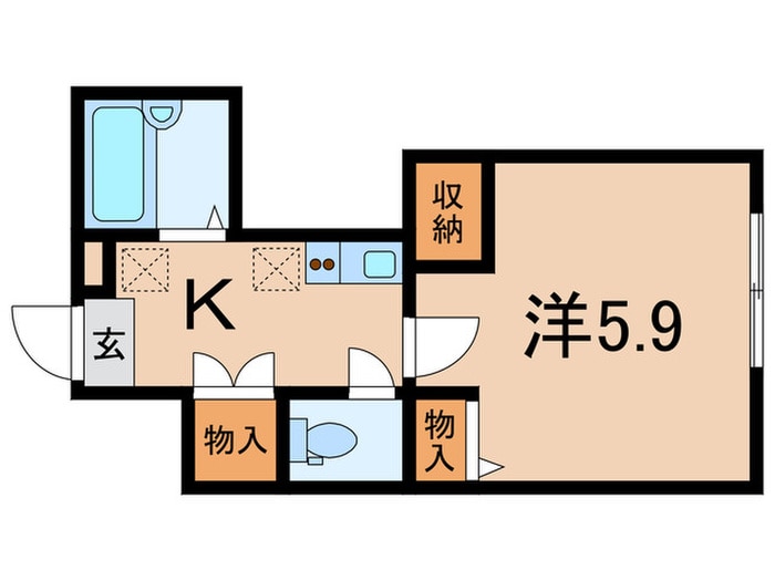 間取り図 フローラメゾン北大塚