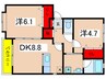 ドリ－ムＳＥＦＡ 2DKの間取り