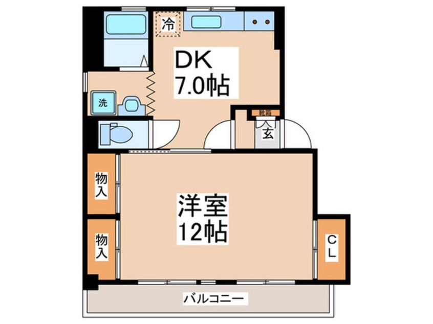 間取図 カ－サロゼオ