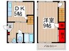 秋津戸建 1DKの間取り