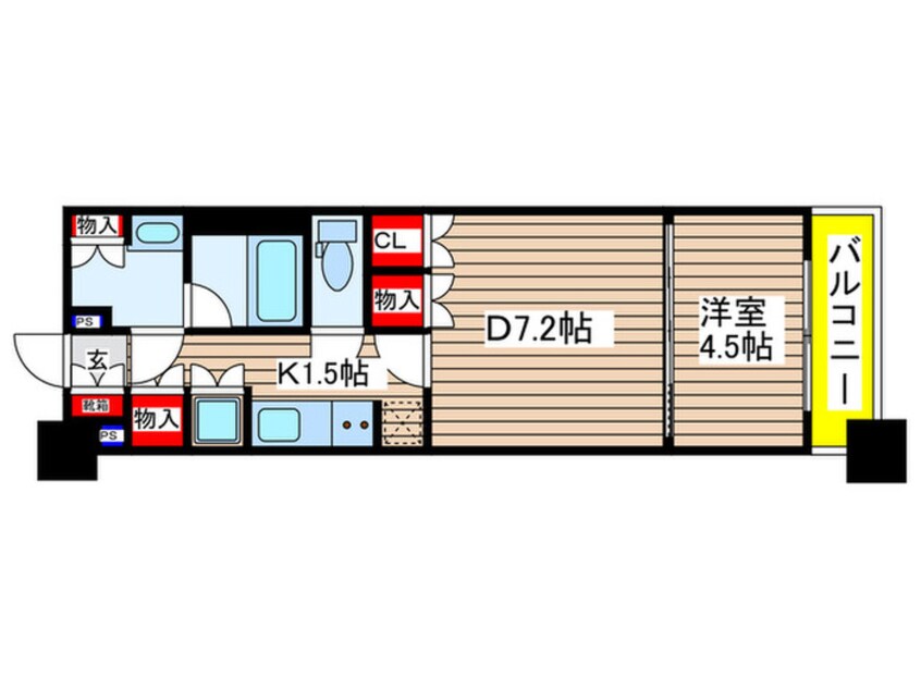 間取図 アリュージュ志木本町（403）