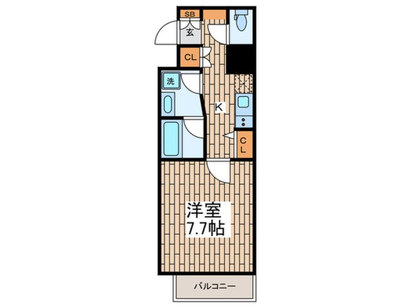 間取図 ガリシア南馬込