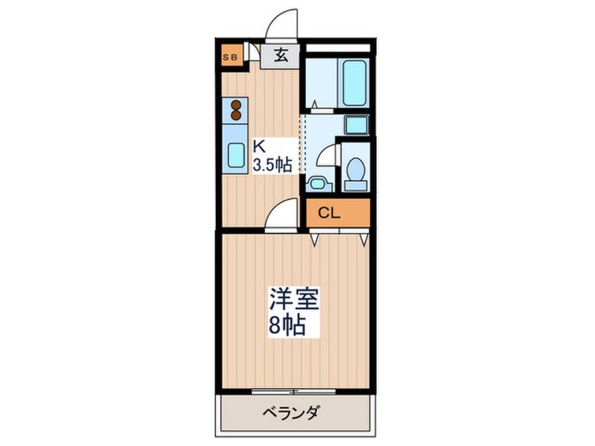 間取図 シャトレジョ－ジタウン