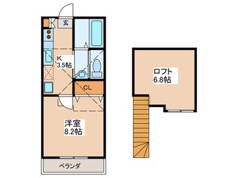 間取図 シャトレジョ－ジタウン
