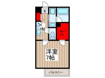 間取図 バレーヌ伊興