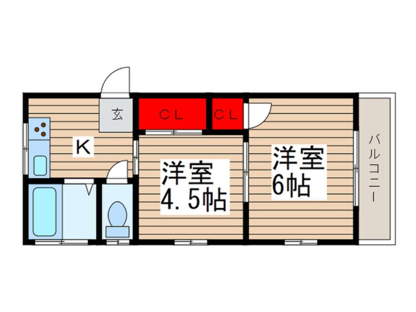 間取図 サンホープ