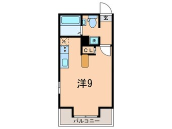 間取図 アノンテラス武蔵中原