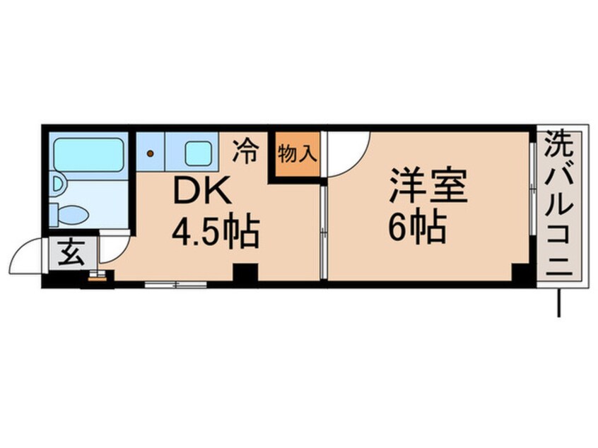 間取図 レインボーハイツ