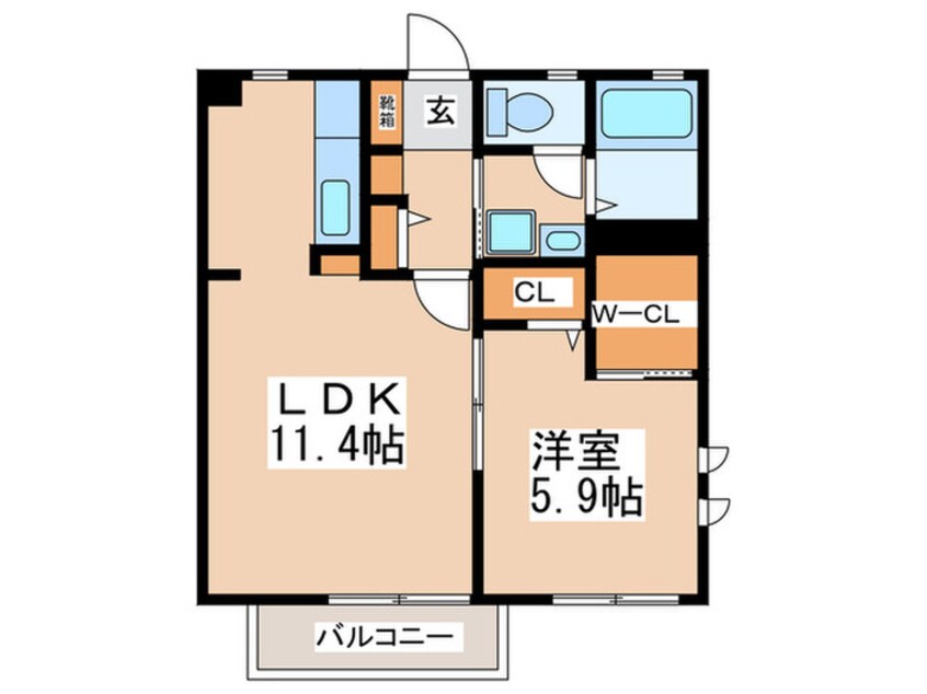 間取図 ブリリアＤ