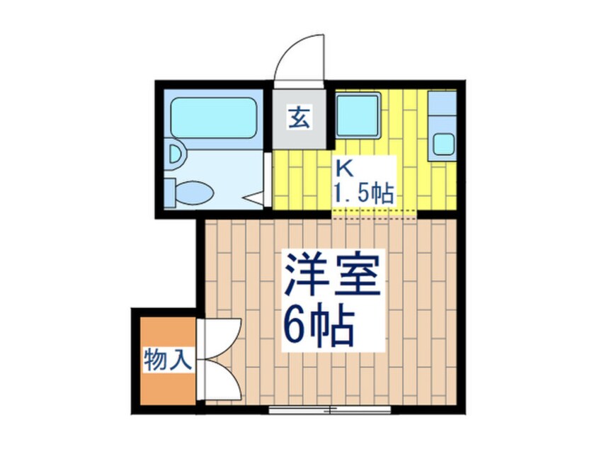 間取図 エルメ－ト池上