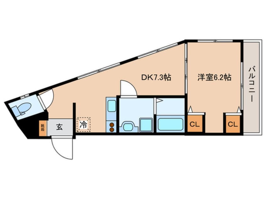間取図 高田馬場テ・ル－ジュ