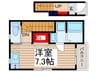 仮)グランソフィア上福岡 1Rの間取り