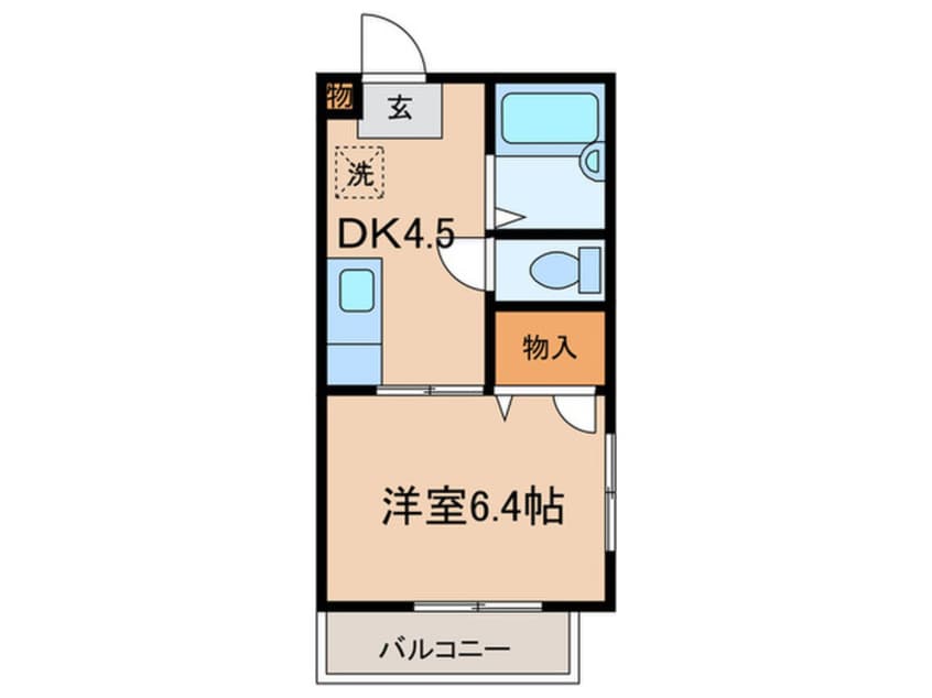 間取図 プラッツ永福