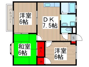 間取図 サニ－ハイツ