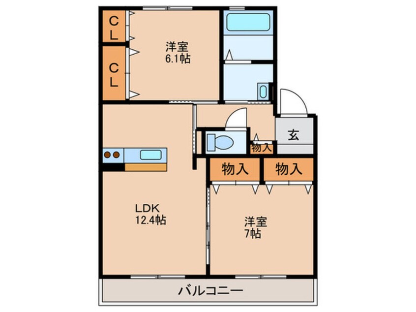 間取図 サン・クレール