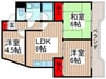 ニュ－氷川ハイツ 3LDKの間取り