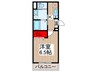 仮) robot home日進Ⅵ 1Kの間取り