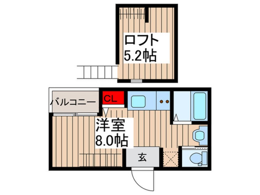 間取図 Ａｚｕｒｅ高砂