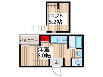 間取図 Ａｚｕｒｅ高砂